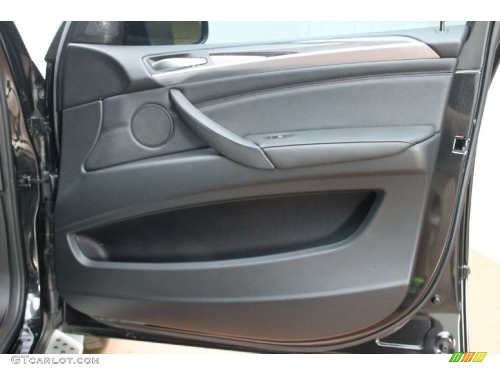 2011 BMW X5 xDrive 50i Black Door Panel Photo #80331287
