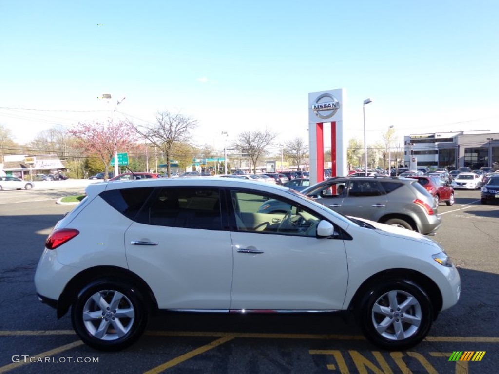 2010 Murano S AWD - Glacier White Pearl / Beige photo #4