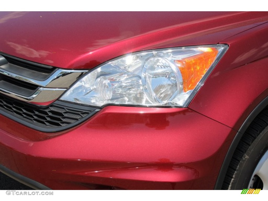 2010 CR-V LX AWD - Tango Red Pearl / Gray photo #24