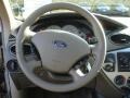 2003 Ford Focus Medium Parchment Interior Steering Wheel Photo