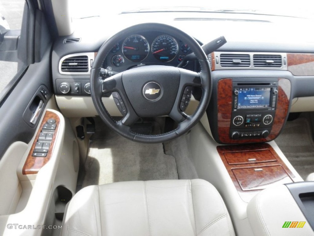 2008 Chevrolet Suburban 1500 LTZ 4x4 Light Cashmere/Ebony Dashboard Photo #80335961