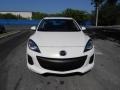 2012 Crystal White Pearl Mica Mazda MAZDA3 i Grand Touring 5 Door  photo #2