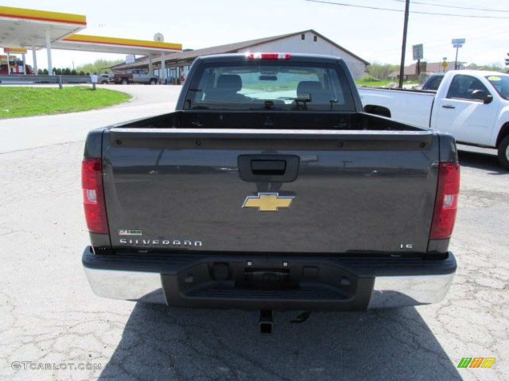 2010 Silverado 1500 LS Extended Cab 4x4 - Taupe Gray Metallic / Dark Titanium photo #5