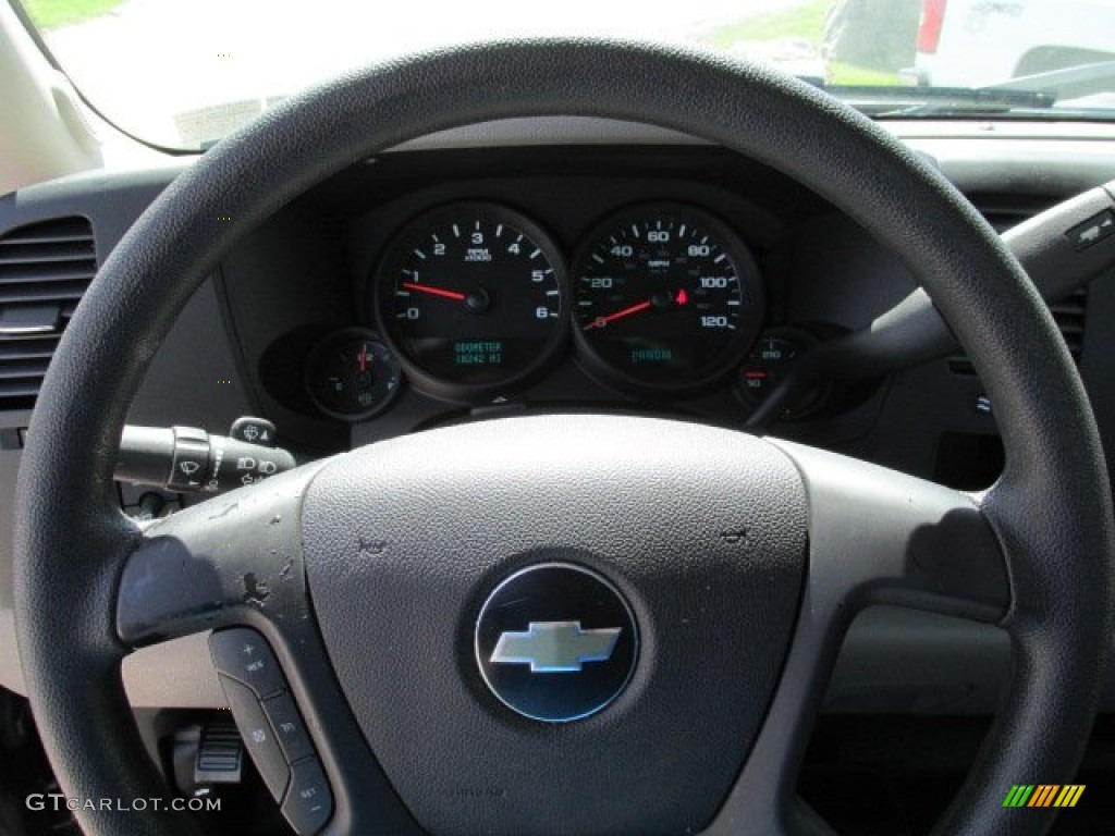 2010 Silverado 1500 LS Extended Cab 4x4 - Taupe Gray Metallic / Dark Titanium photo #26