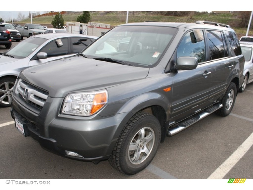 Nimbus Gray Metallic 2008 Honda Pilot EX-L 4WD Exterior Photo #80339297