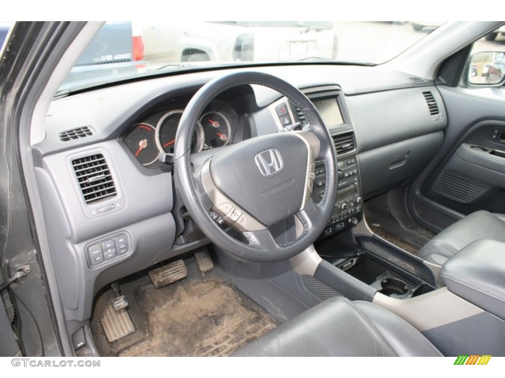 Gray Interior 2008 Honda Pilot EX-L 4WD Photo #80339318