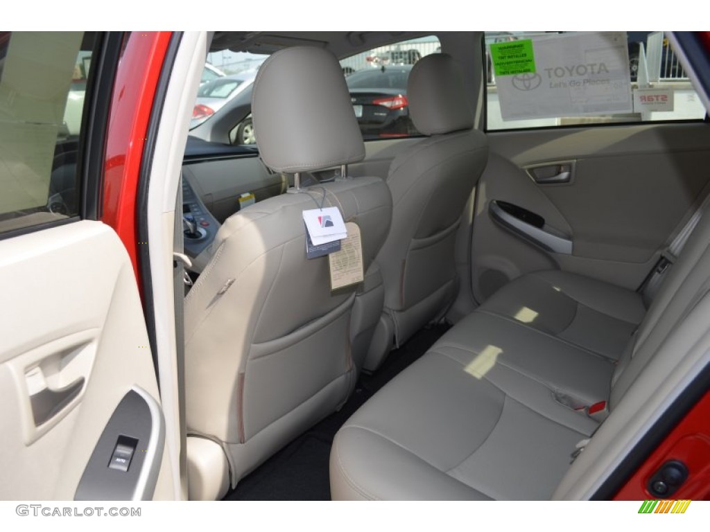 2013 Toyota Prius Three Hybrid Rear Seat Photo #80339673