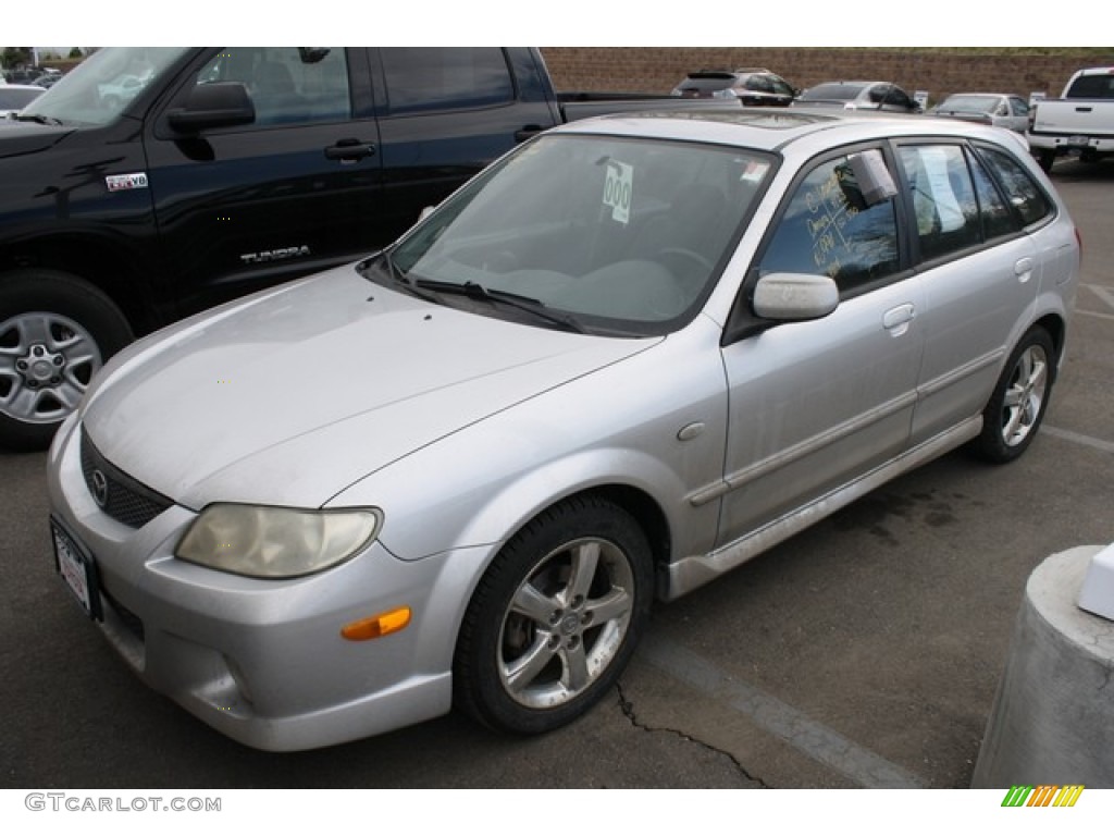 Sunlight Silver Metallic 2003 Mazda Protege 5 Wagon Exterior Photo #80339710