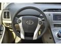 Bisque 2013 Toyota Prius Three Hybrid Steering Wheel