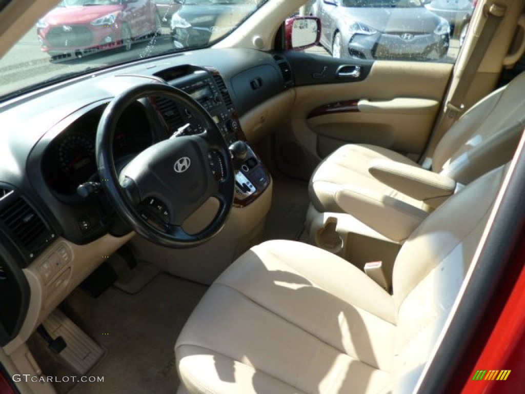 2007 Hyundai Entourage Limited Interior Color Photos