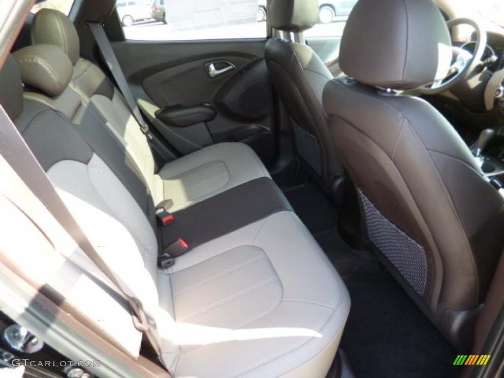 Taupe Interior 2013 Hyundai Tucson Limited AWD Photo #80340446