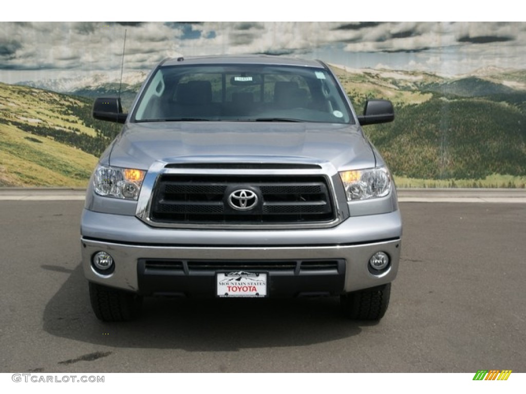 2013 Tundra SR5 TRD Double Cab 4x4 - Silver Sky Metallic / Graphite photo #3