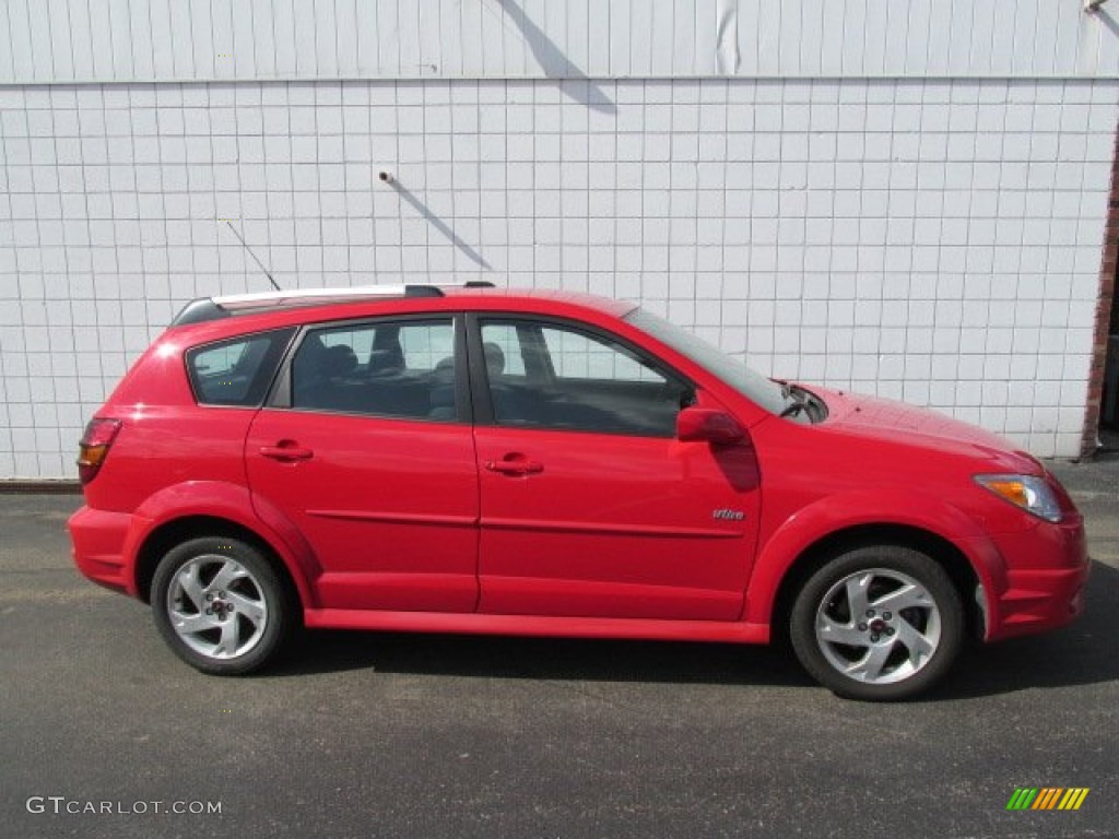 Lava Red 2006 Pontiac Vibe Standard Vibe Model Exterior Photo #80340626