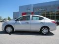 2013 Brilliant Silver Nissan Versa 1.6 S Sedan  photo #2