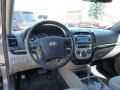 Gray 2008 Hyundai Santa Fe GLS 4WD Dashboard
