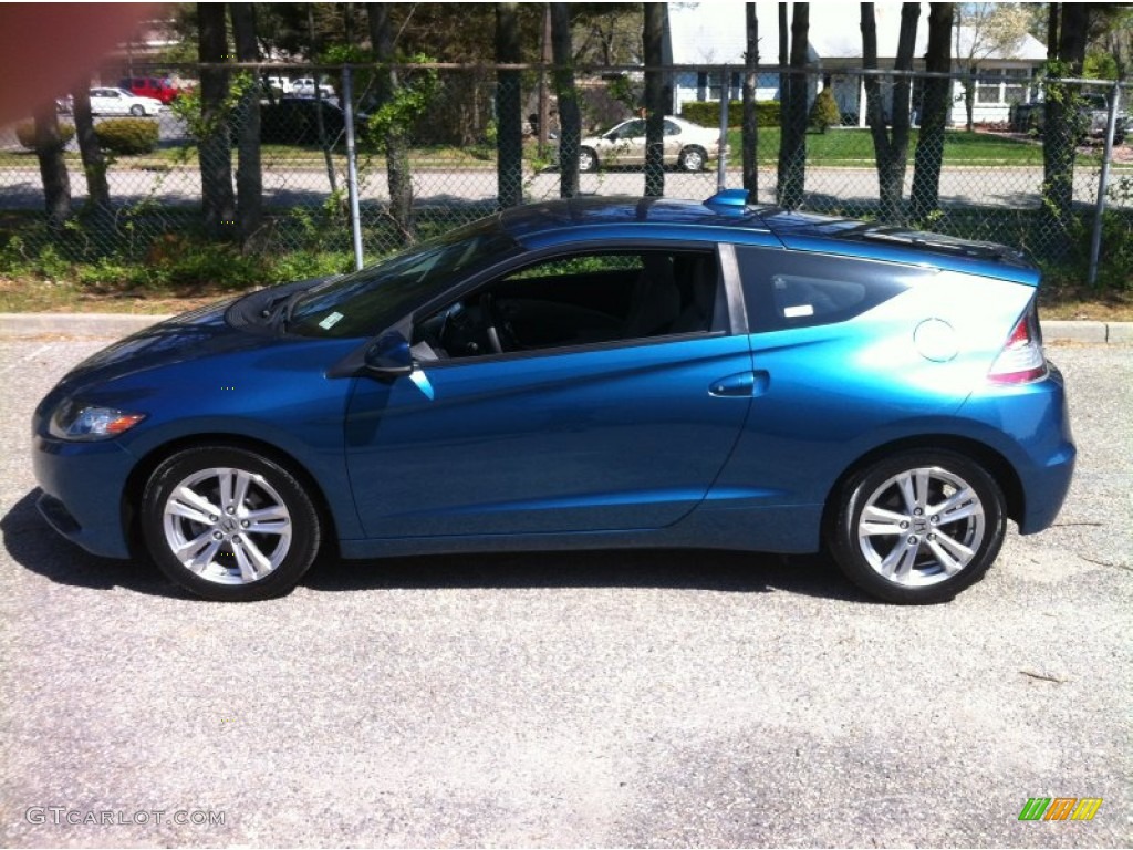 2011 CR-Z EX Sport Hybrid - North Shore Blue Pearl / Gray Fabric photo #4