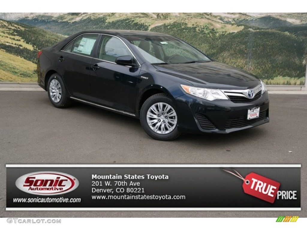 2013 Camry Hybrid LE - Cosmic Gray Metallic / Light Gray photo #1