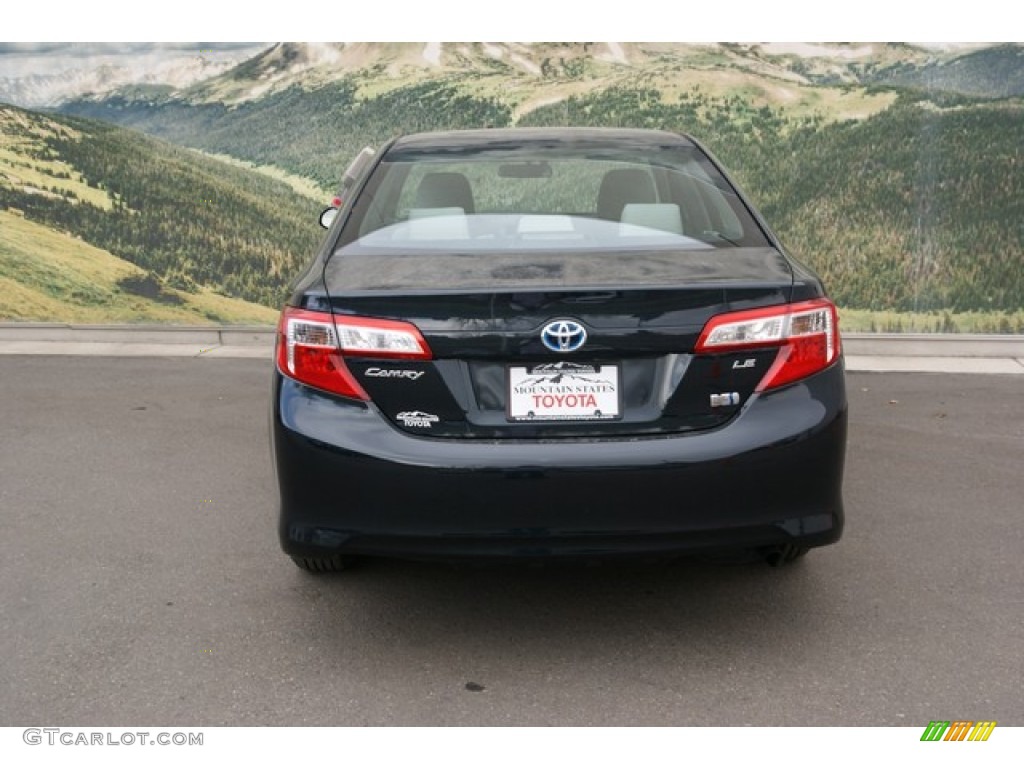 2013 Camry Hybrid LE - Cosmic Gray Metallic / Light Gray photo #4