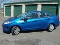 2011 Blue Flame Metallic Ford Fiesta SE Sedan  photo #1