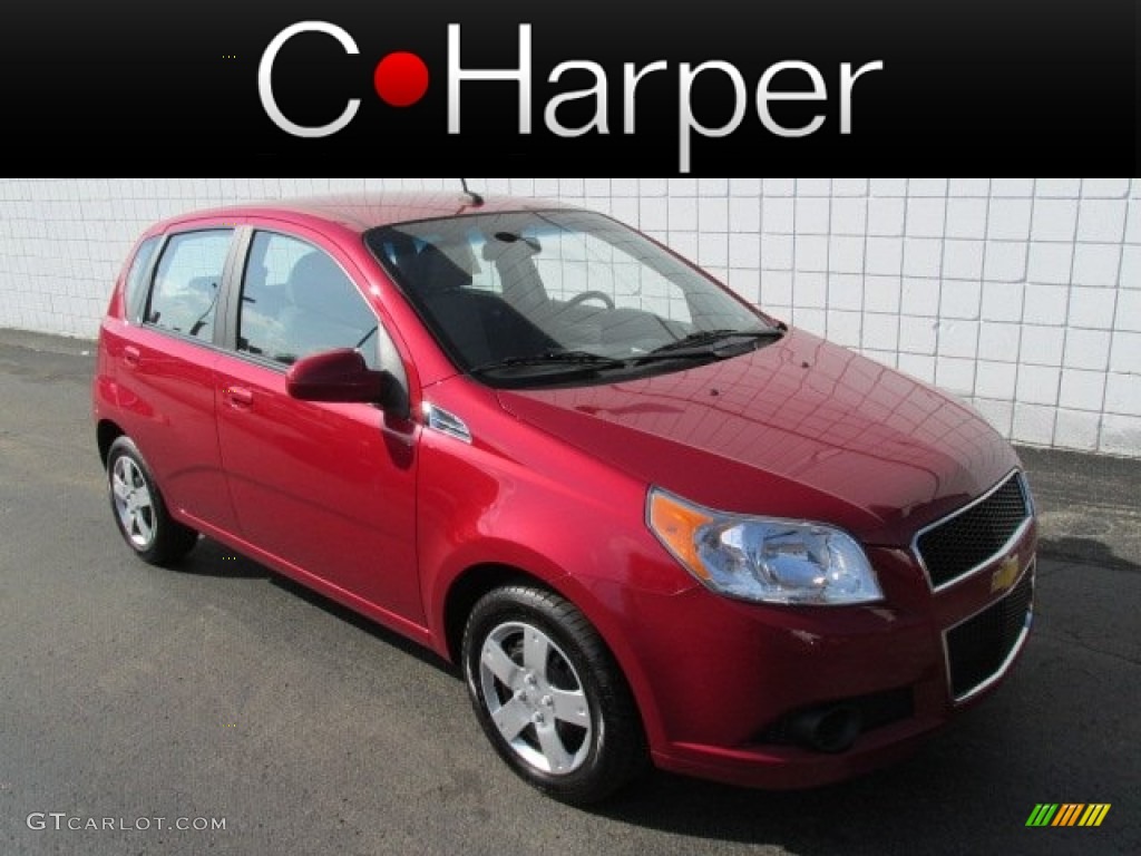 2010 Aveo Aveo5 LT - Sport Red / Charcoal photo #1