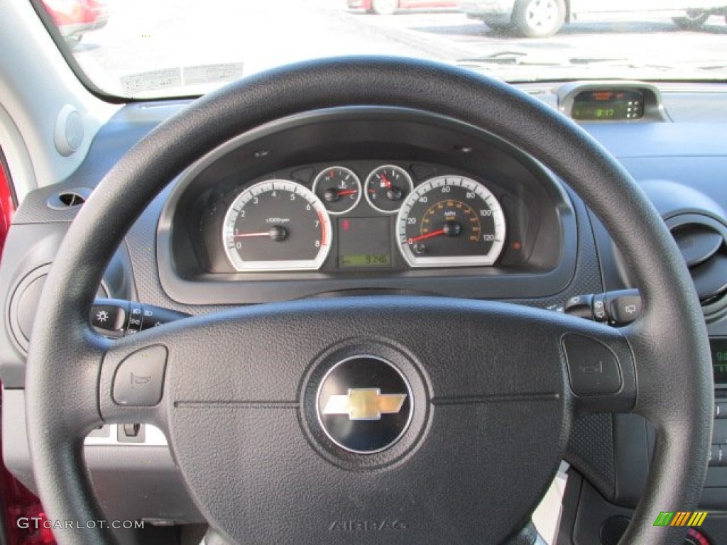 2010 Aveo Aveo5 LT - Sport Red / Charcoal photo #17