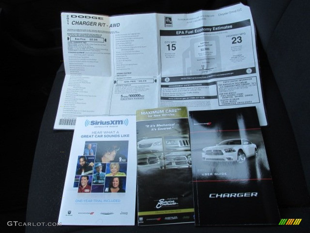 2011 Dodge Charger R/T AWD Window Sticker Photos