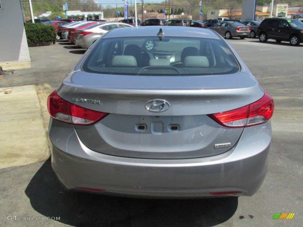 2013 Elantra Limited - Titanium Gray Metallic / Gray photo #5