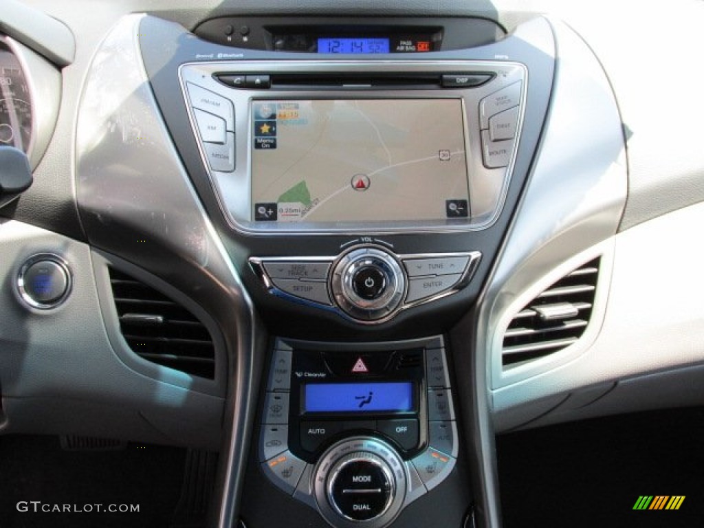2013 Elantra Limited - Titanium Gray Metallic / Gray photo #8
