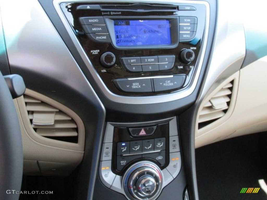2013 Elantra Limited - Sparkling Ruby / Beige photo #8