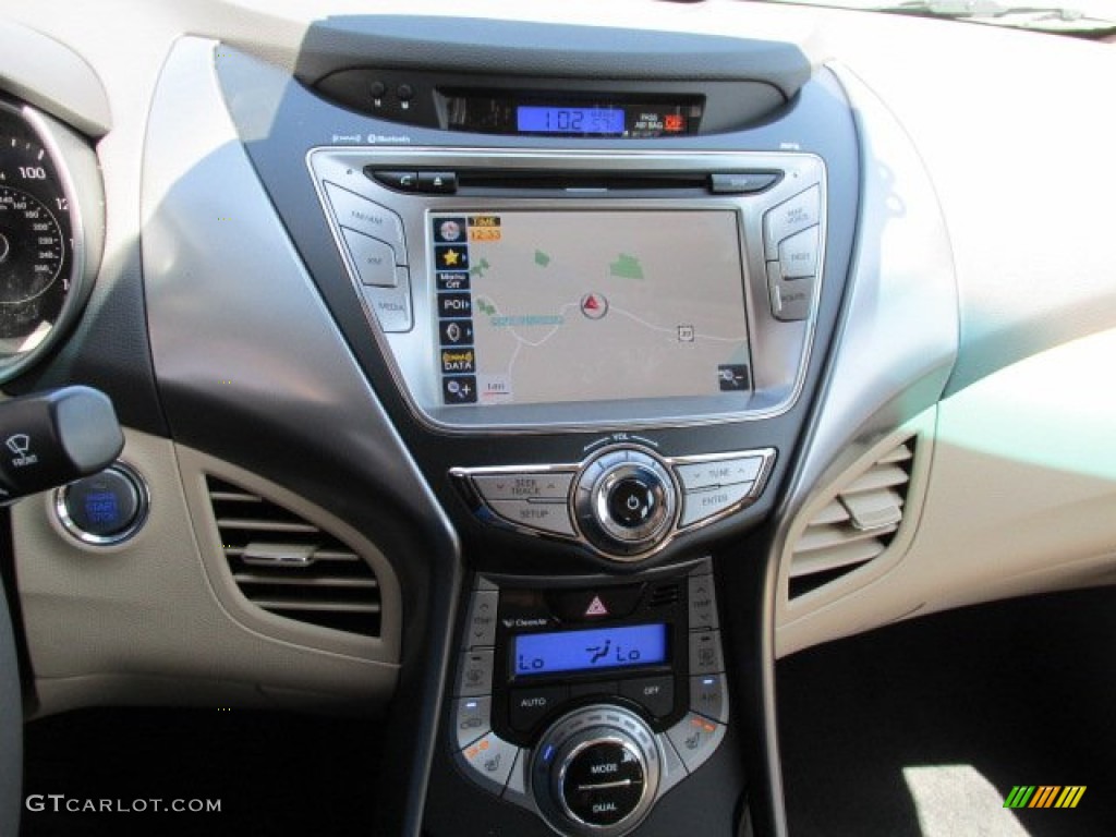 2013 Elantra Limited - Sparkling Ruby / Beige photo #8