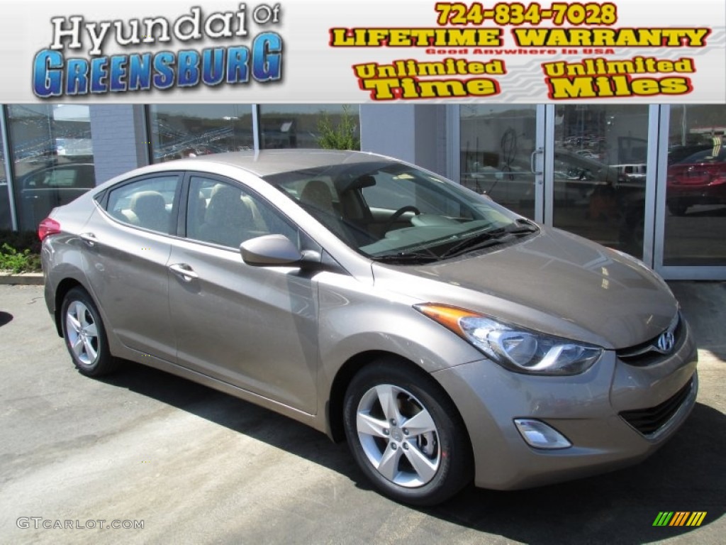 2013 Elantra GLS - Desert Bronze / Beige photo #1
