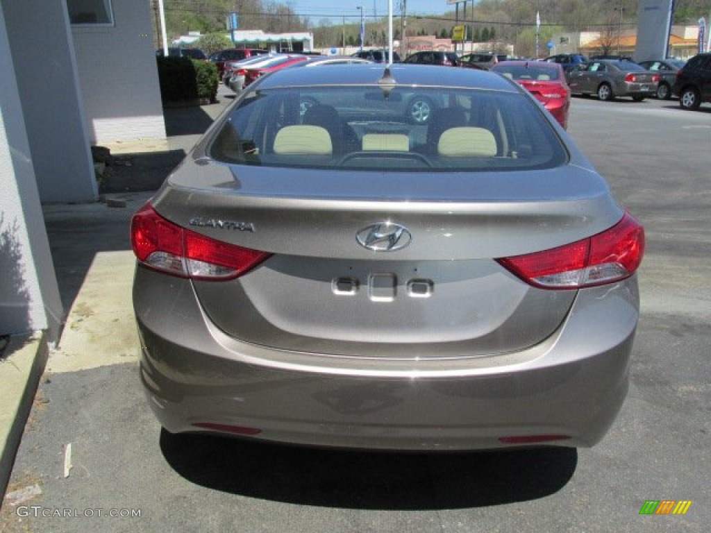 2013 Elantra GLS - Desert Bronze / Beige photo #4