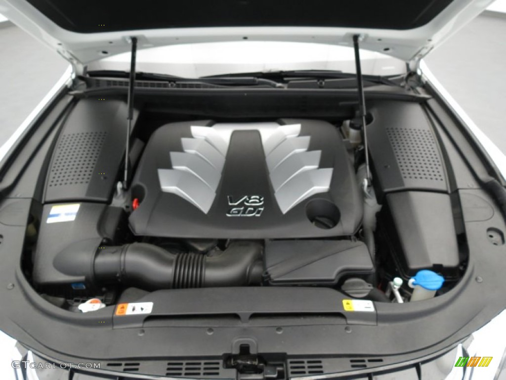 2012 Hyundai Equus Signature 5.0 Liter GDI DOHC 32-Valve D-CVVT V8 Engine Photo #80345034