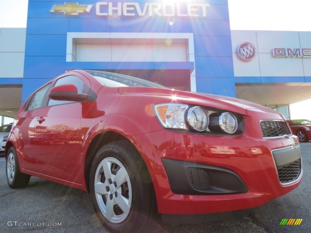 Victory Red Chevrolet Sonic