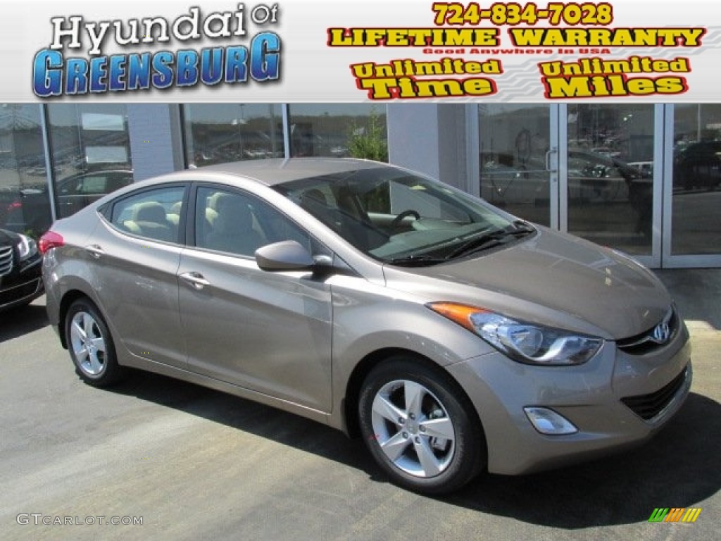 2013 Elantra GLS - Desert Bronze / Beige photo #1