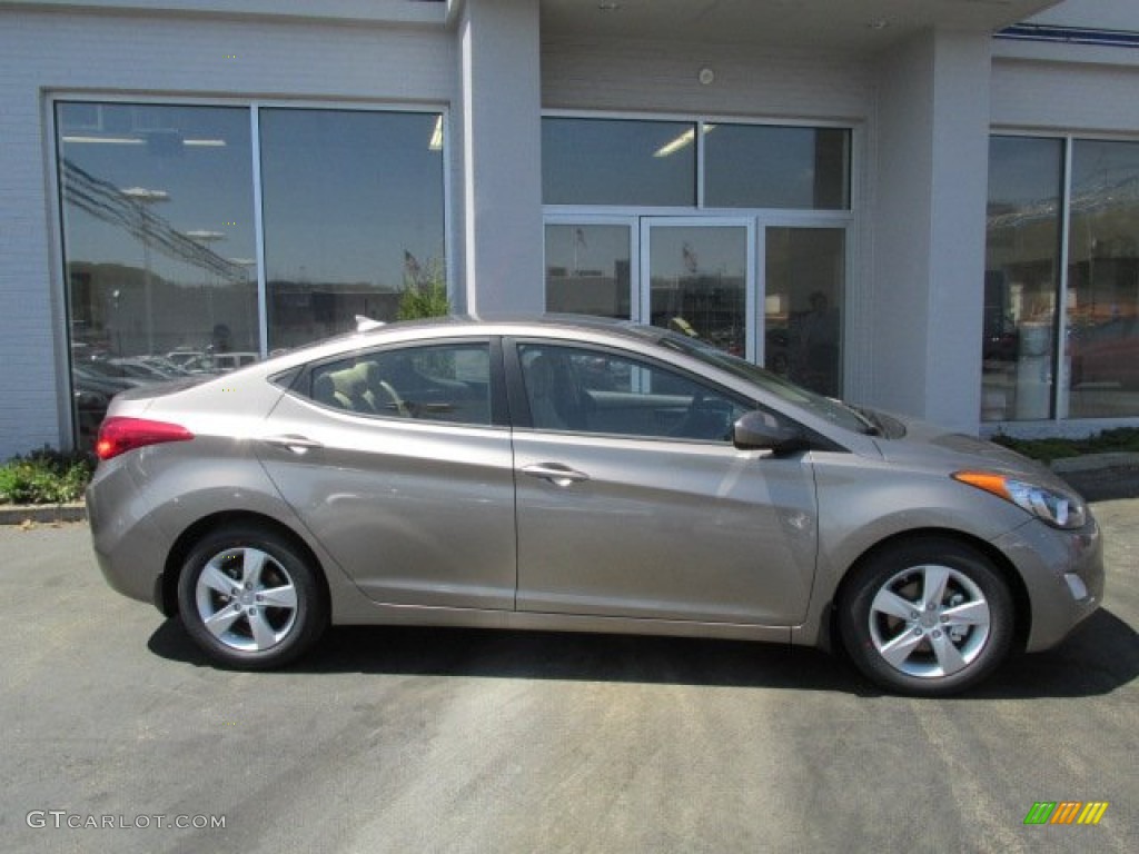 2013 Elantra GLS - Desert Bronze / Beige photo #2