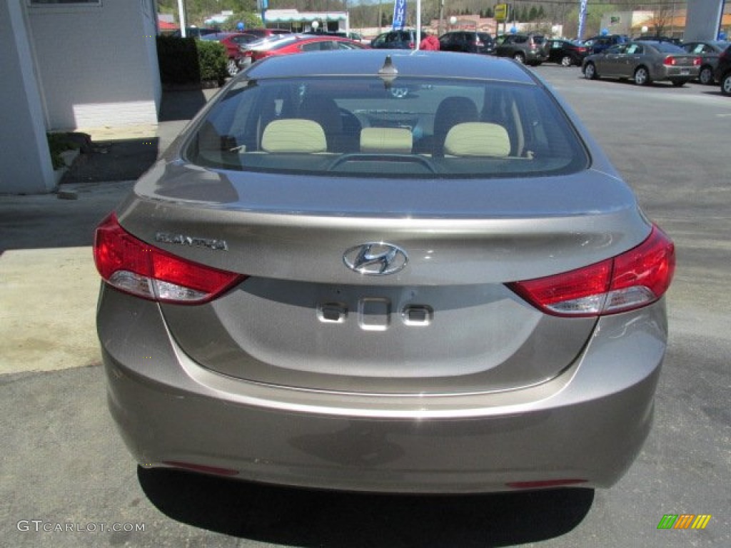 2013 Elantra GLS - Desert Bronze / Beige photo #4