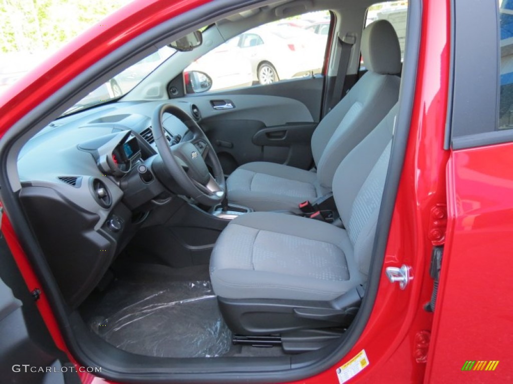 Jet Black/Dark Titanium Interior 2013 Chevrolet Sonic LS Hatch Photo #80345324