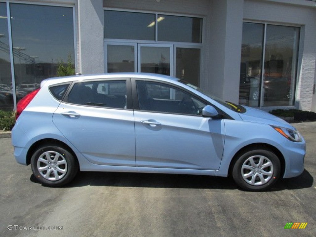 2013 Accent GS 5 Door - Clearwater Blue / Gray photo #2