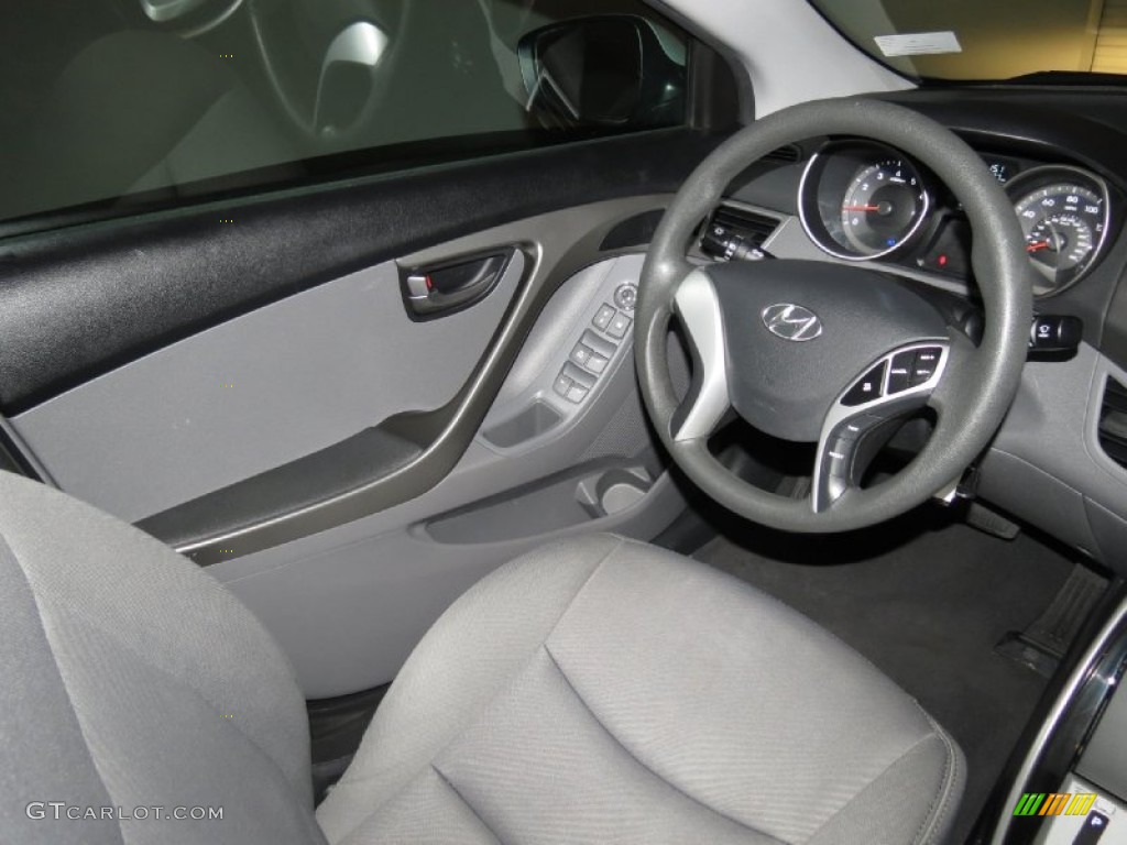 2012 Elantra GLS - Silver / Gray photo #13