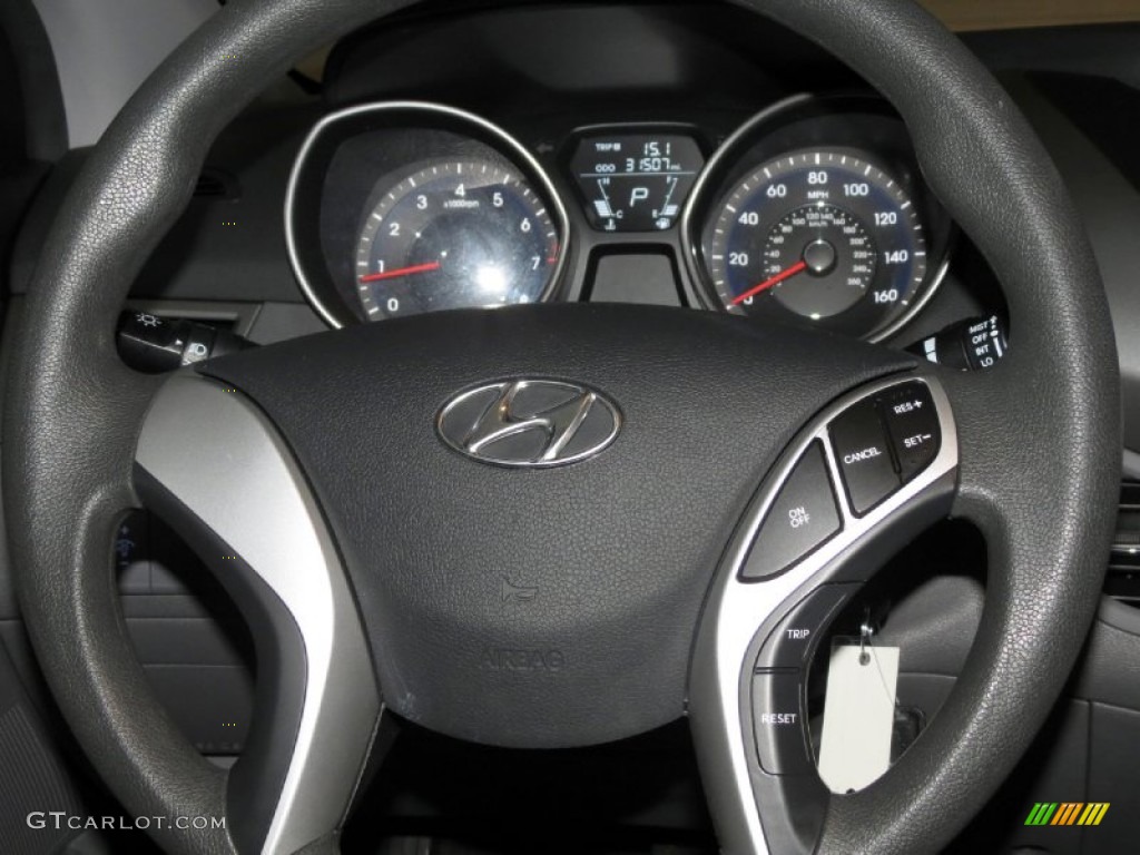 2012 Elantra GLS - Silver / Gray photo #16