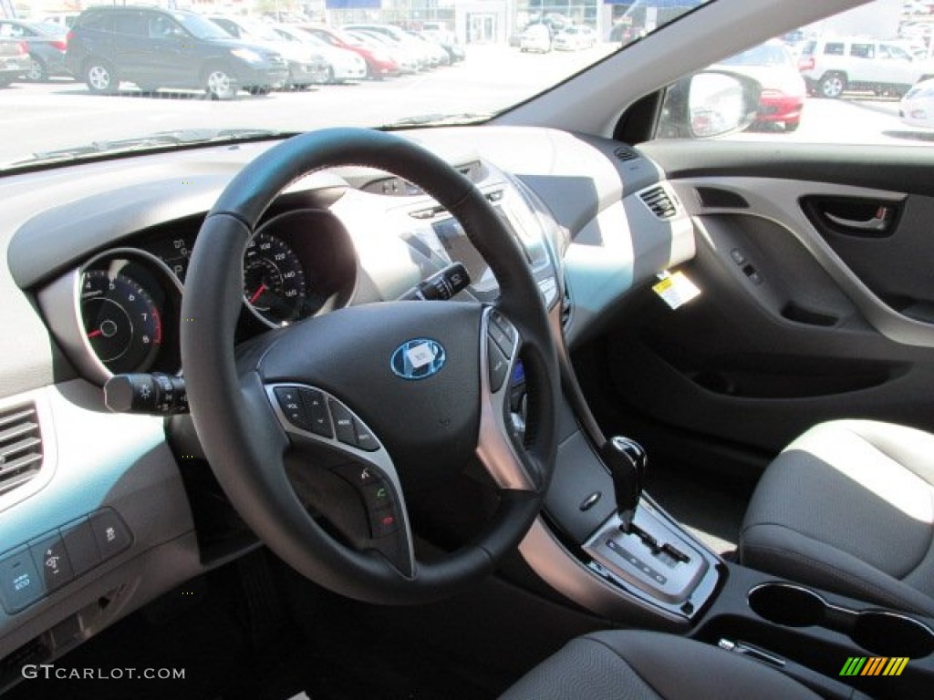 2013 Elantra Limited - Black / Gray photo #5