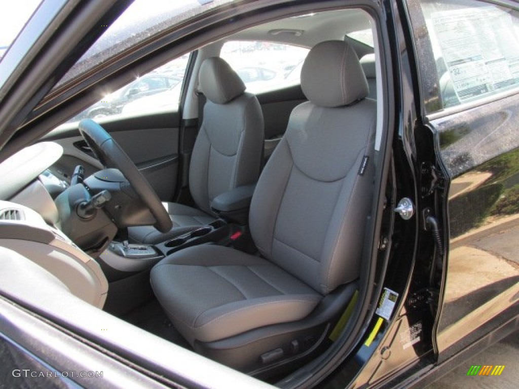 2013 Elantra Limited - Black / Gray photo #7