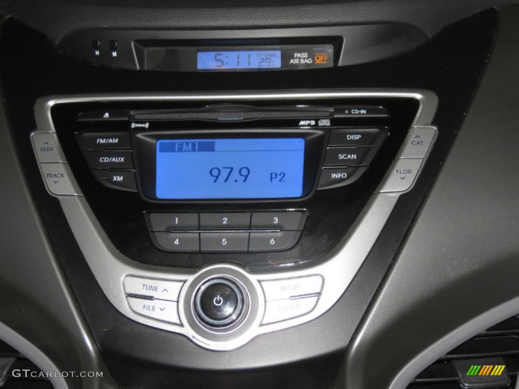 2012 Elantra GLS - Silver / Gray photo #18