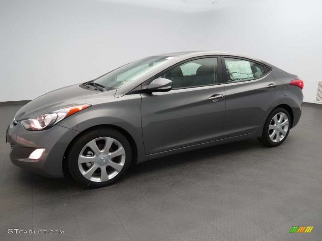 2013 Elantra Limited - Harbor Gray Metallic / Gray photo #1