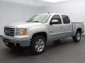 2013 Quicksilver Metallic GMC Sierra 1500 SLE Crew Cab  photo #1