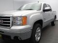 2013 Quicksilver Metallic GMC Sierra 1500 SLE Crew Cab  photo #2