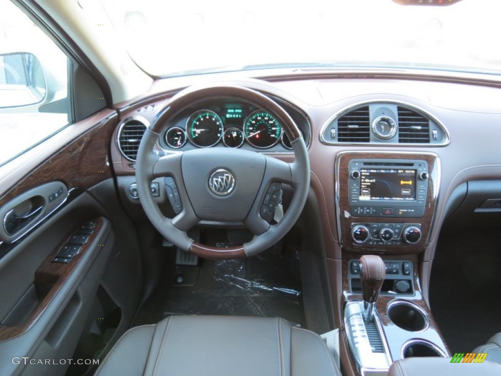2013 Enclave Leather - Champagne Silver Metallic / Cocoa Leather photo #11