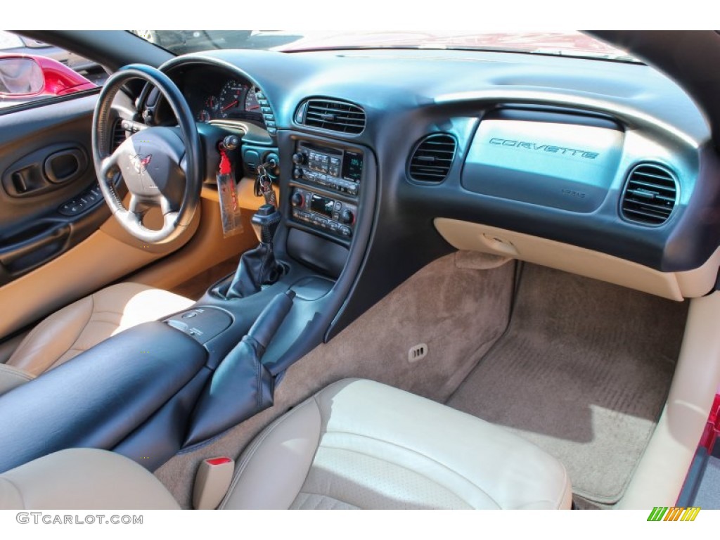 2004 Corvette Coupe - Magnetic Red Metallic / Light Oak photo #10