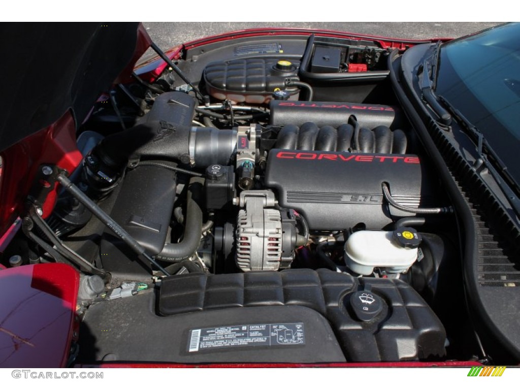 2004 Chevrolet Corvette Coupe 5.7 Liter OHV 16-Valve LS1 V8 Engine Photo #80347098
